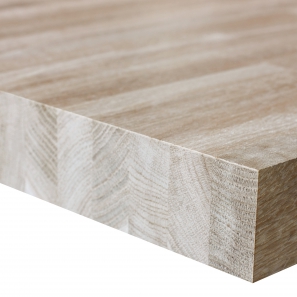 Oak finger joined wood panel 33x600x3000 A