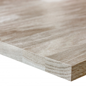 Oak finger joined wood panel 21x600x3000 AB